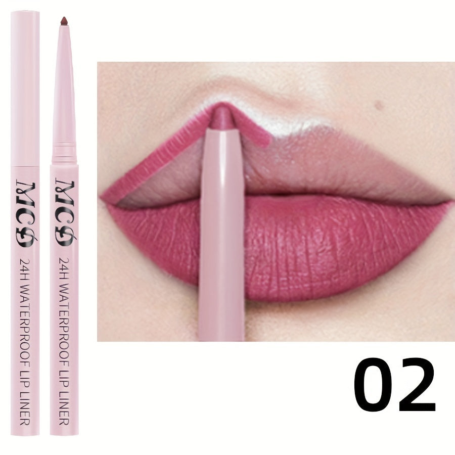 MCD Waterproof Lip Liner Crayon Set - LIPOXI