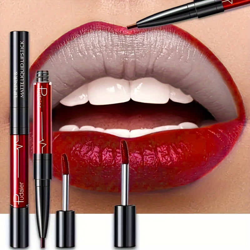 Berry Bliss 16-Color Lipstick & Liner Set - LIPOXI